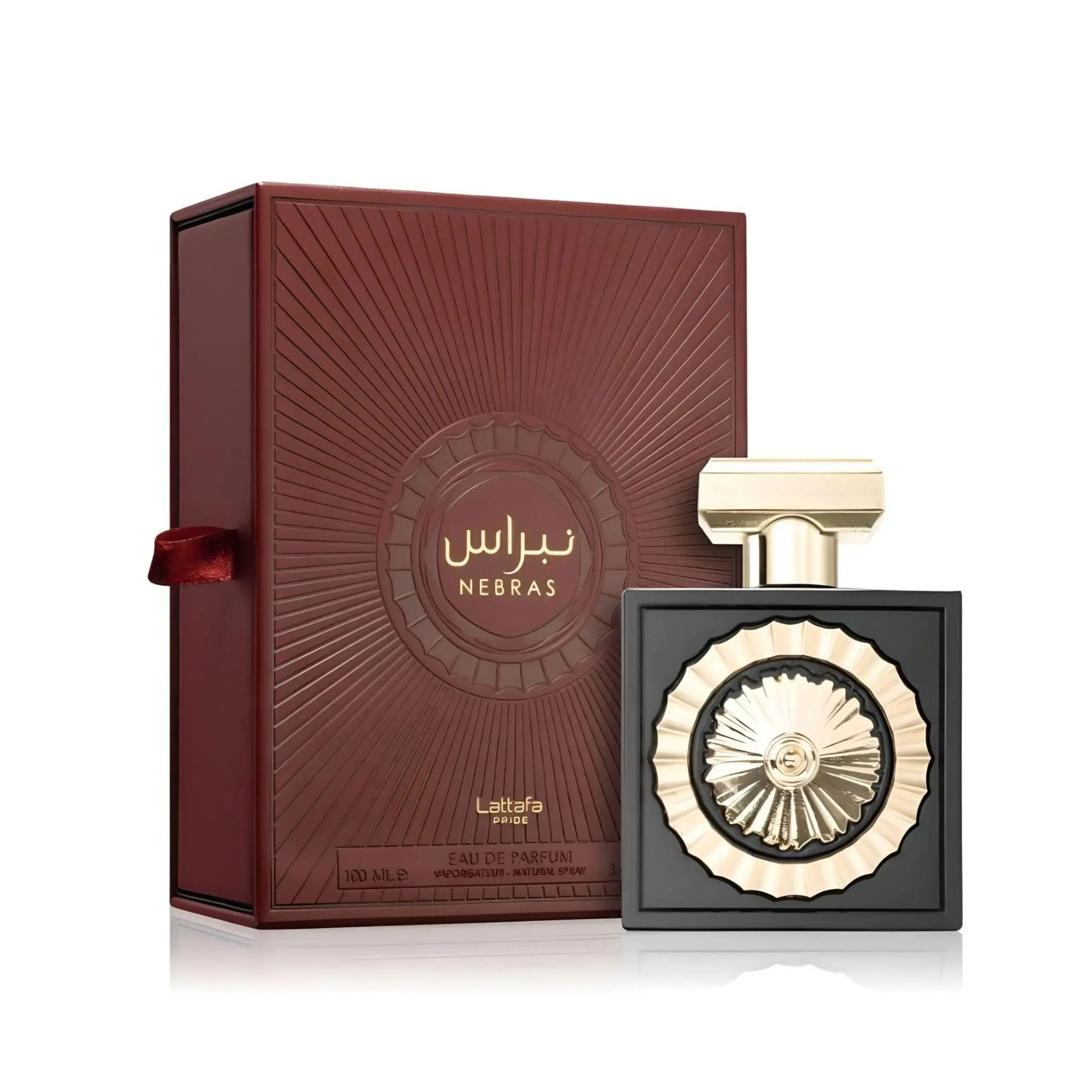 Lattafa Nebras Unisex Fragrance, 3.4 oz (100ml) Unisex Wear, Alcohol Base Single Item with Red Berries, Rose, Amber, Vanilla and Amber Vanilla Notes