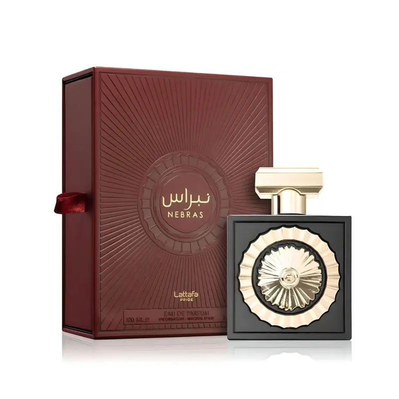 Lattafa Nebras Unisex Fragrance, 3.4 oz (100ml) Unisex Wear, Alcohol Base Single Item with Red Berries, Rose, Amber, Vanilla and Amber Vanilla Notes