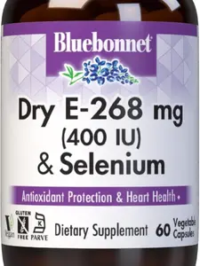 Dry E-268 mg (400 IU) & Selenium 60 Veggie Caps