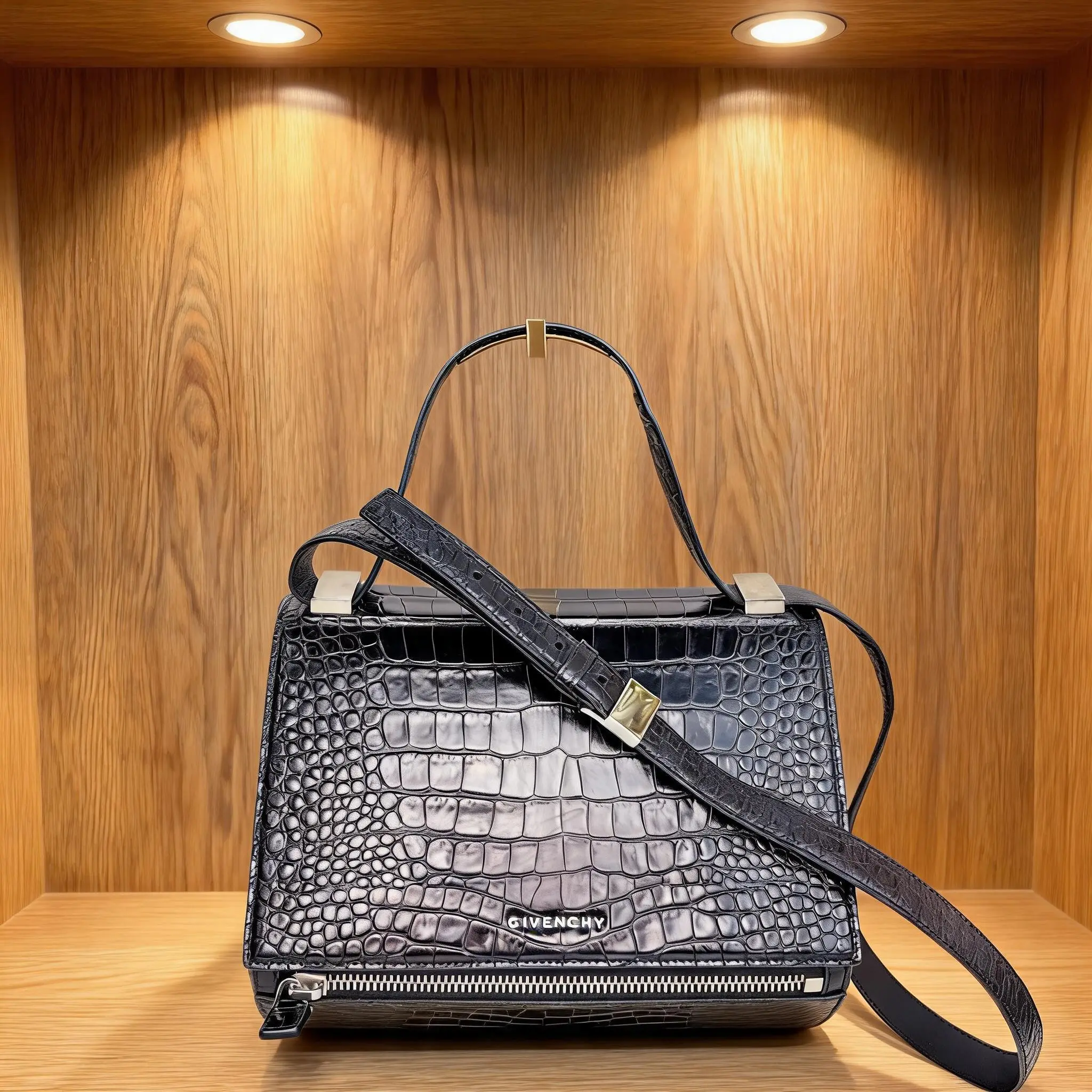 Pre-owned GIVENCHY Leather Shoulder Bag I0719336819
