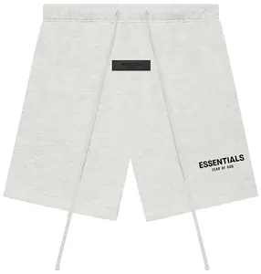 Fear of God Essentials "Light Oatmeal" Shorts OVERSIZED Fit New Summer Clothes