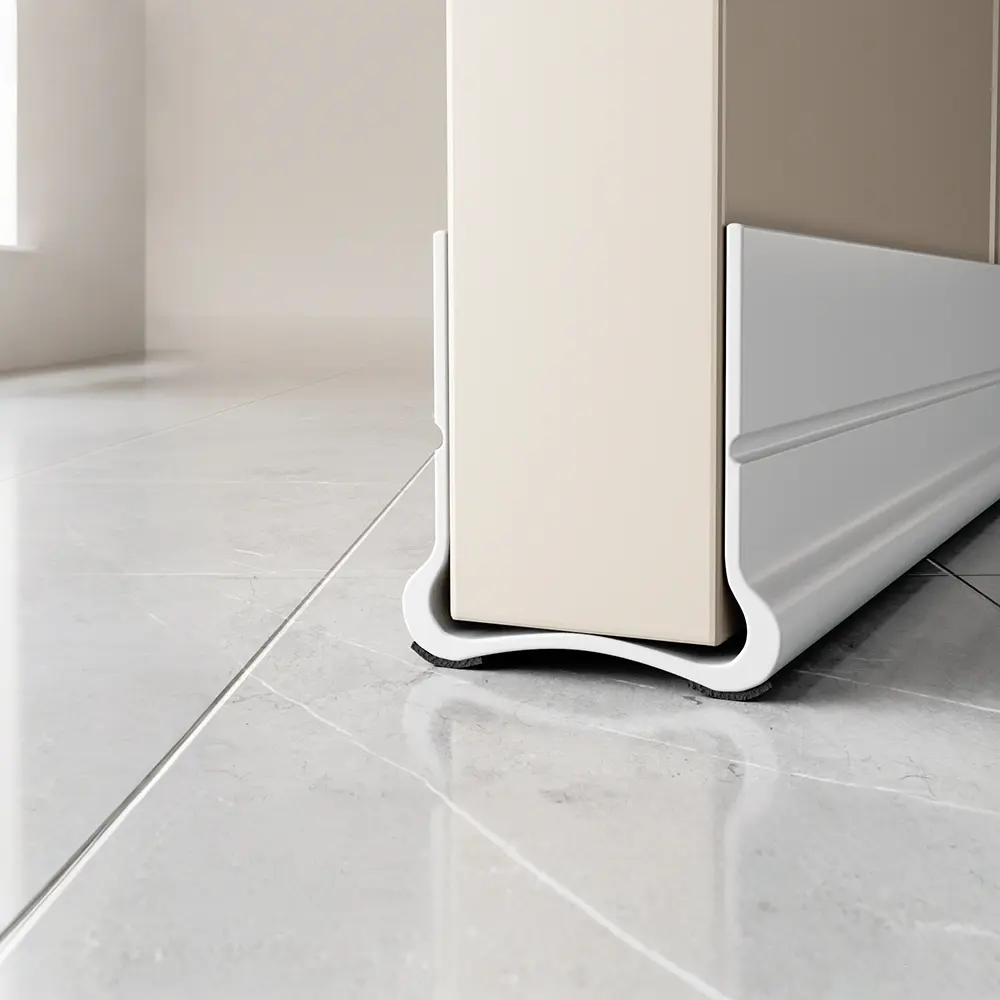 Door Bottom Wind Blocker, Anti-Wind Sealing Strip, Noise Reduction Door Guard, Prevent Dust Entry, Insulation and Insect Protection, Draft Stopper, Garage Door Seal Bottom, Door Hardware