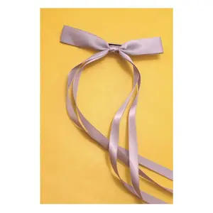 Long Bow Hair Clip - Elegant Hair Accessory for Gymnastics, Dance & Everyday Styles