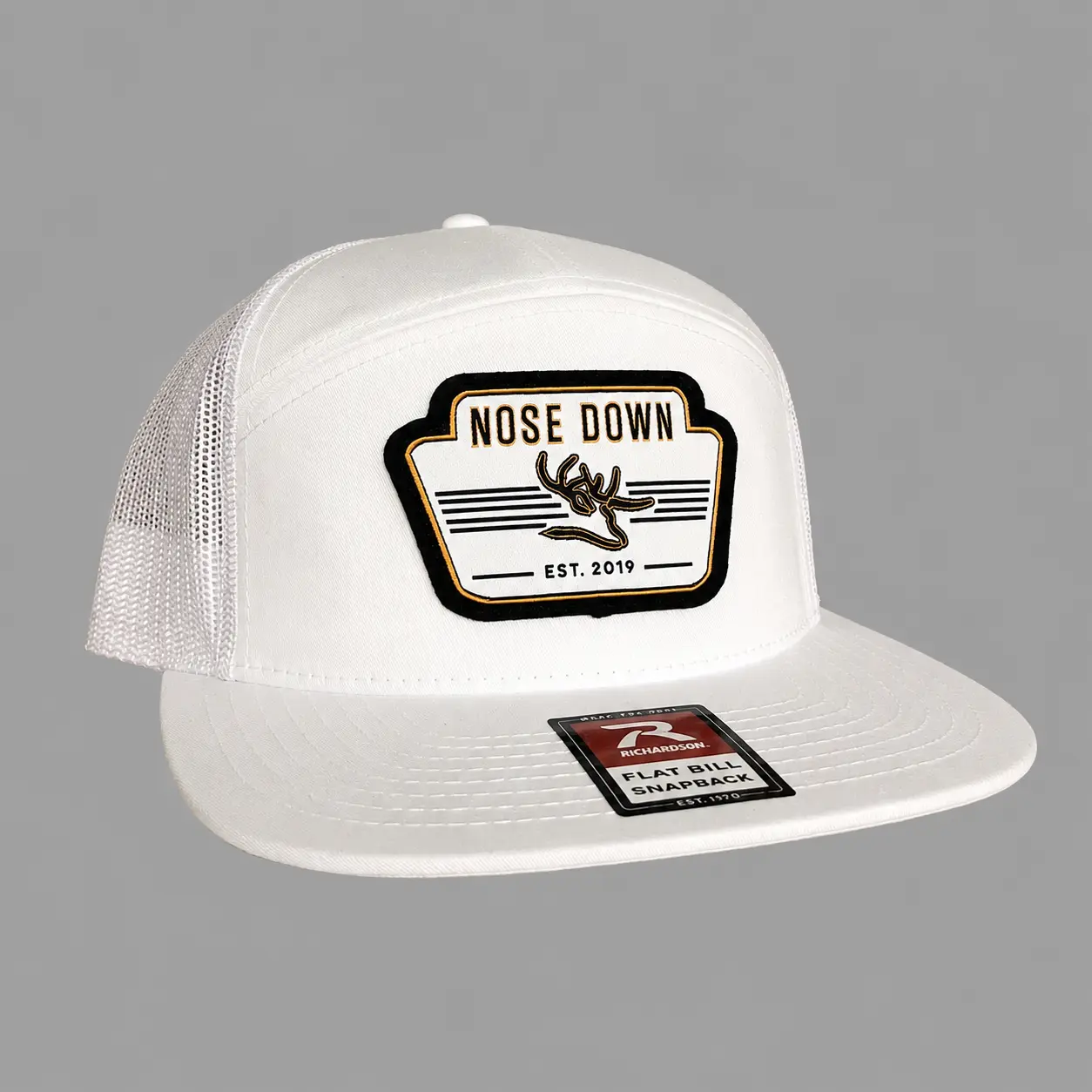 Vintage White Woven 7 panel