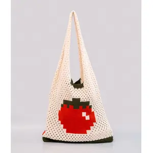 Tomato Crochet Produce Bag