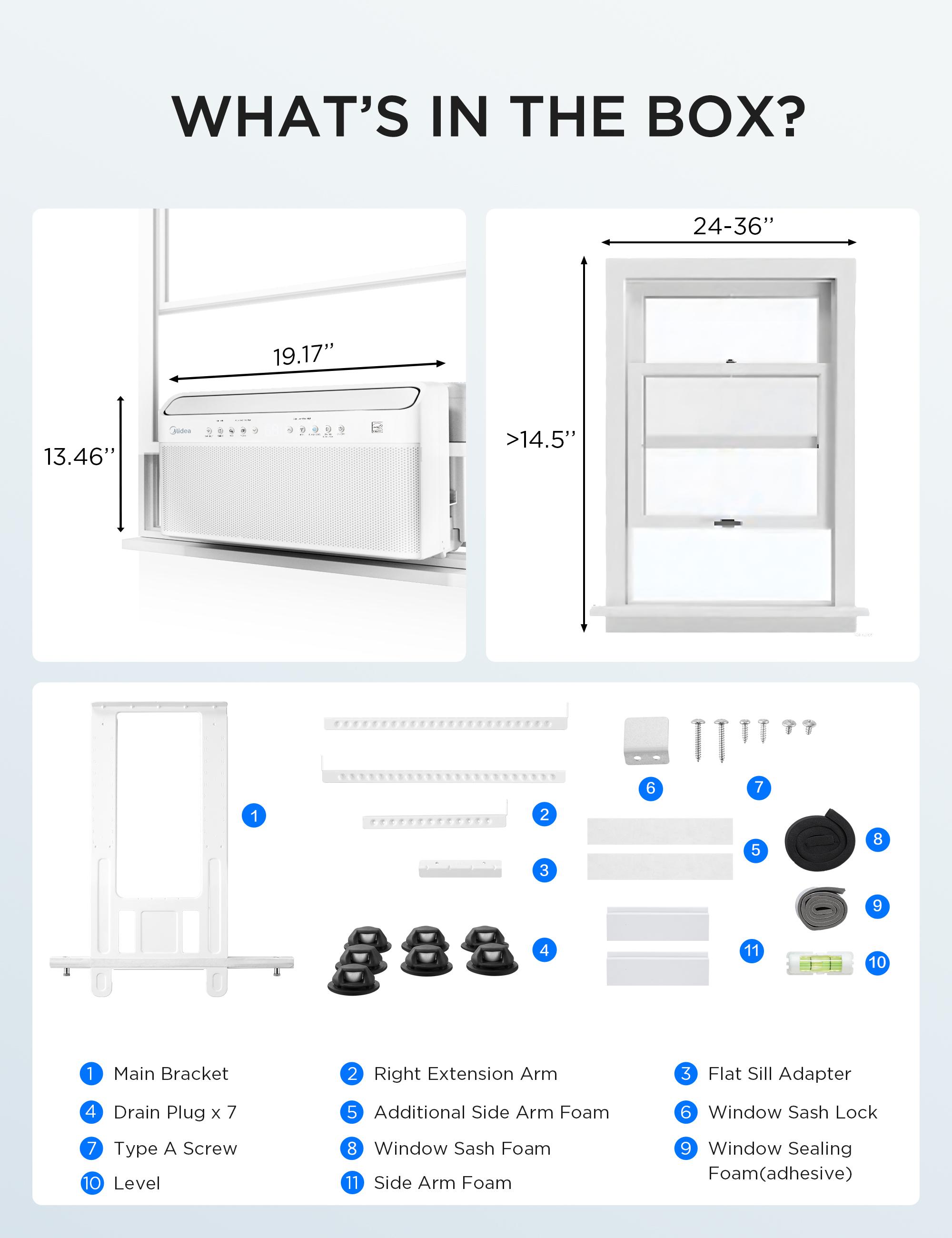 Midea 6K/8K/10K/12K BTU U Shaped Smart Inverter New Window Air Conditioner, 2026 version AC, Cools up to 450 Sq. Ft.,Ultra Quiet with Open Window Flexibility, Works with Alexa/Google Assistant, 35% Energy Savings, Remote Control, New Arrivals Midea 6K/8K/10K/12K BTU U Shaped Smart Inverter New Window Air Conditioner, 2026 version AC, Cools up to 450 Sq. Ft.,Ultra Quiet with Open Window Flexibility, Works with Alexa/Google Assistant, 35% Energy Savings, Remote Control, New Arrivals