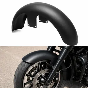 19" Wrap Around Front Fender Steel Bolt-On For Touring Road Glide Road King