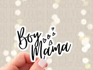 Boy Mama Sticker |WEATHERPROOF|