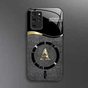 Suitable for [Galaxy S20+] high-end MagSafe phone case🥰，Choose from any of the 26 letters， Minimalist, premium design—drop-resistant and fingerprint-proof YM99