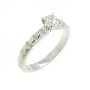 Boucheron Corde de Paris Platinum Diamond Ring Size 9