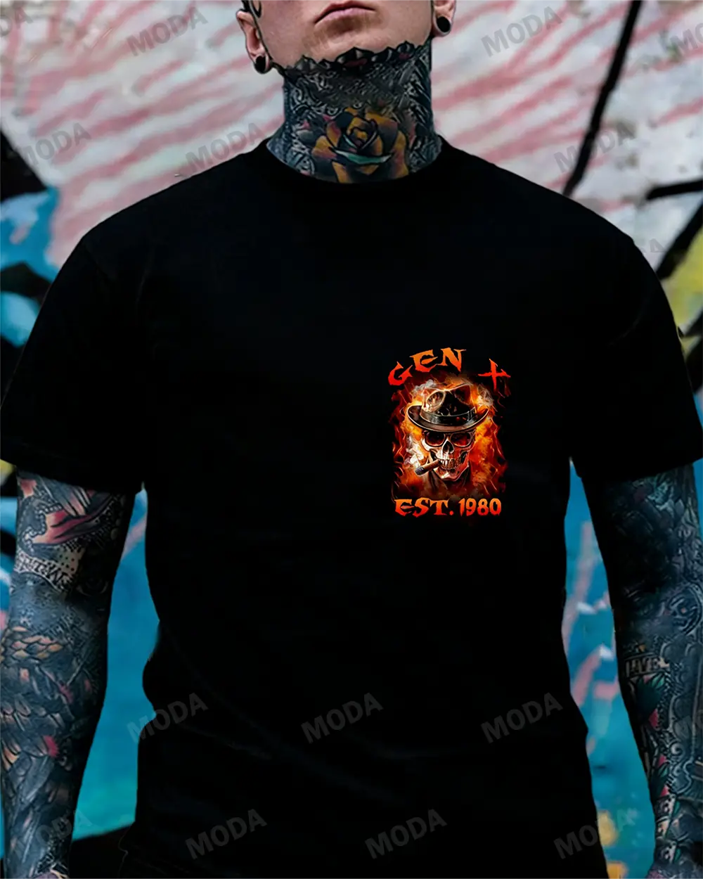 Chaosmoda Generation X Fun Fact I Don't Care Custom Year Skull T Chaosmoda Generation X Fun Fact I Don't Care Custom Year Skull T