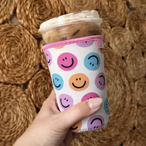 Iced Drink Sleeve - Happy Face