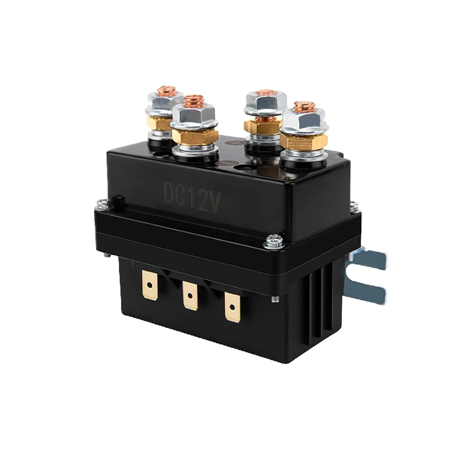 Solenoid Relay, 12V 500A Winch Relay Solenoid Replacement Contactor