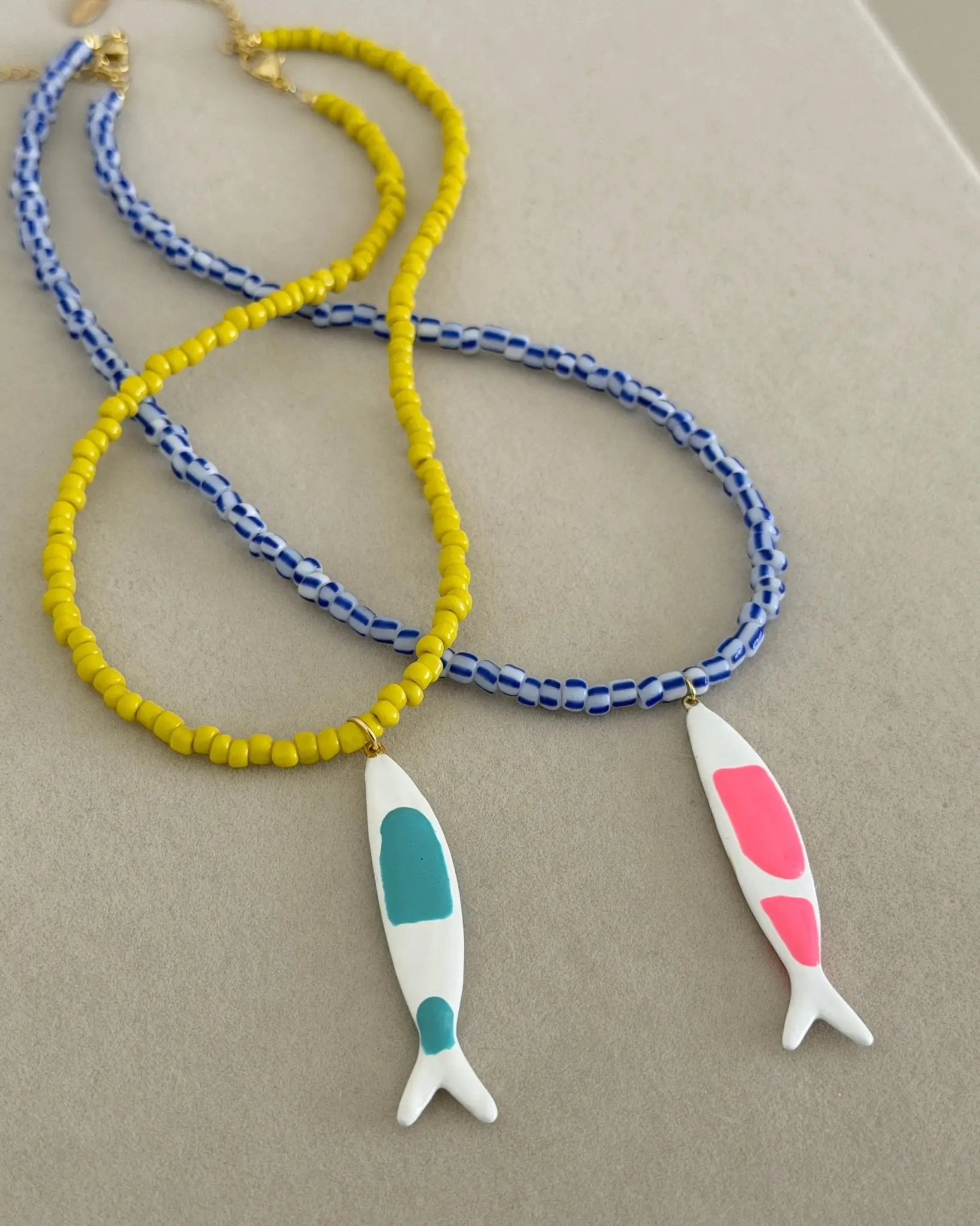 Sardine Beaded Necklace