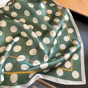 Haloween Fashion Sweet Polka Dot Lady 100% Decorative Scarf Shawl with Elegance 20.87-inch Square Scarf