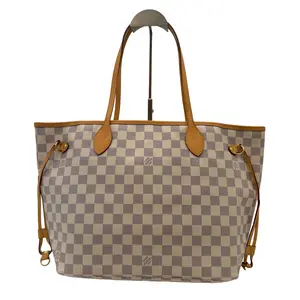 Pre-owned Louis Vuitton Damier Azur Canvas Neverfull MM Tote Bag