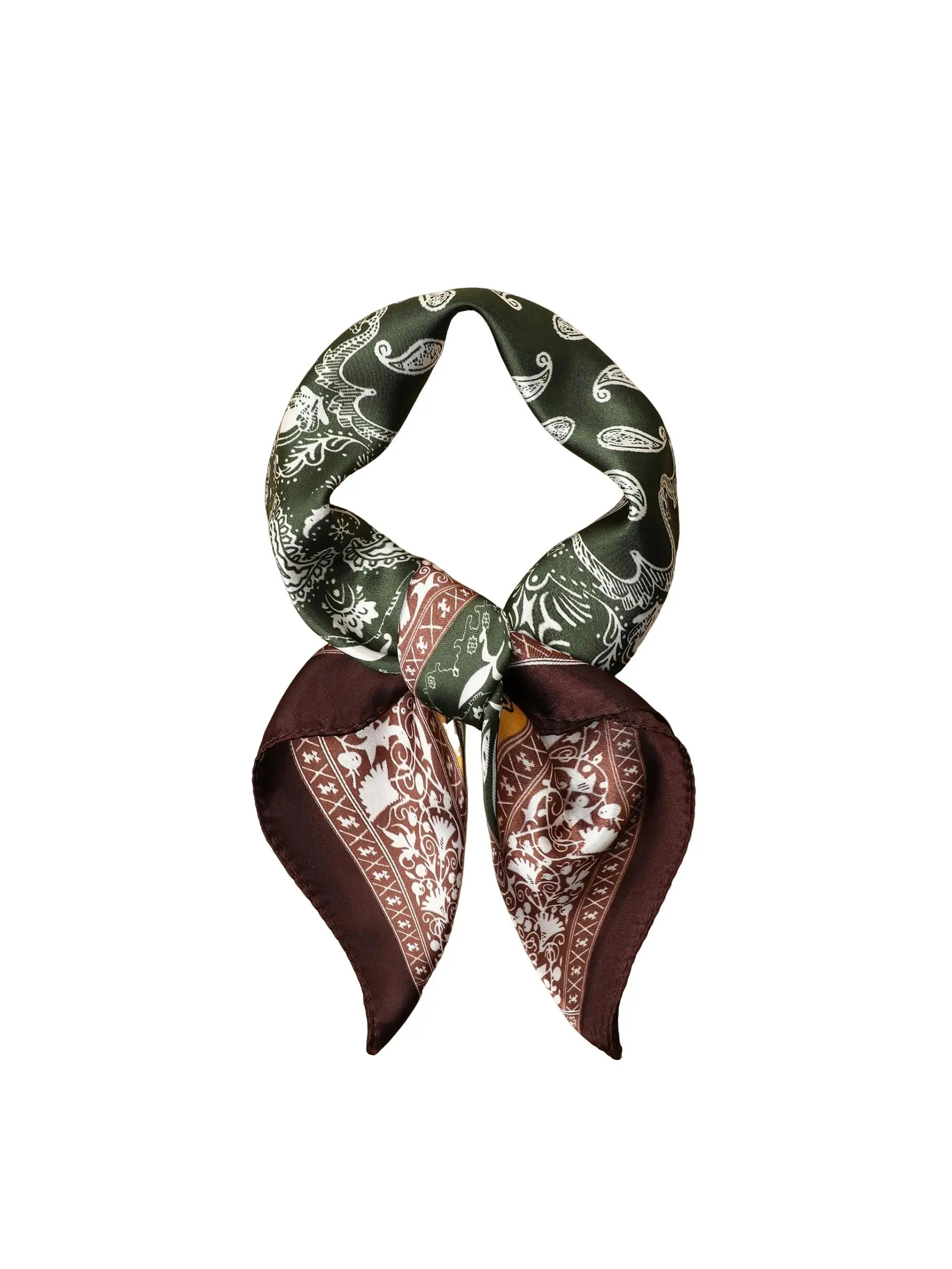 Paisley Print Square Scarf, Fashionable Soft Comfortable Bandana for Women & Men, Casual Versatile Scarf for Daily Wear, Fashion Accessories for Sprin