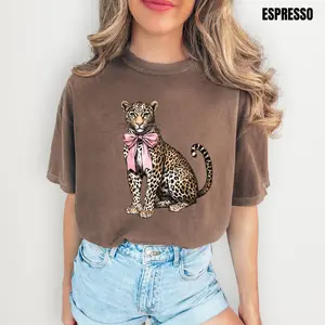 Charming Leopard Comfort Colors T-Shirt 'NLB'