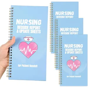 4 count Nurse Report Sheet Notebook Essentials Book, Nurse Accessories for Work Appreciation  Notebook, Rn Student  Sbar Report