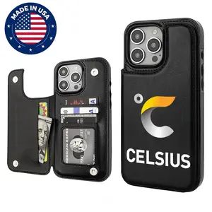 Celsius Aesthetic Design Pattern Casing For iphone 16 15 14 13 12 Plus Pro Max Flaunt Mobile Phone Case TPU Pu Leather Card Holder Drop Protection Shockproof Protector Vintage unique Fashion Trend Anti-scratch Stylish Smartphone Cover
