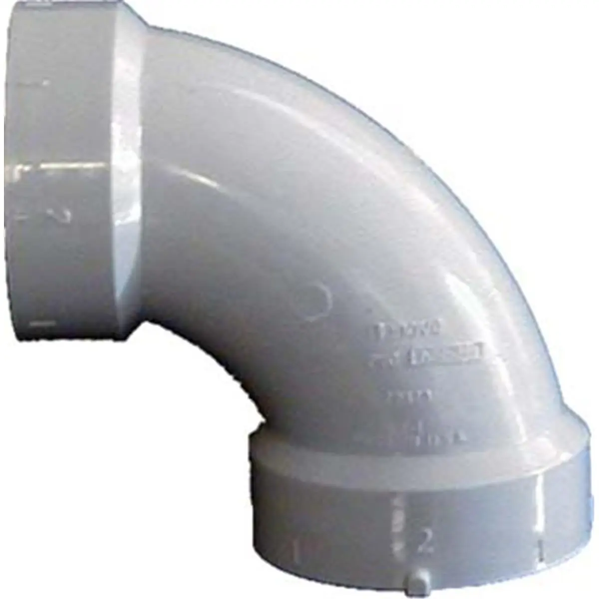Genova Products 3in. Sch. 40 PVC-DWV 90 degrees Sanitary Elbows 72830