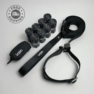 UNLSH Walk Kit (Leash + Collar + Poop Bag Carrier + 120 Poop Bags)