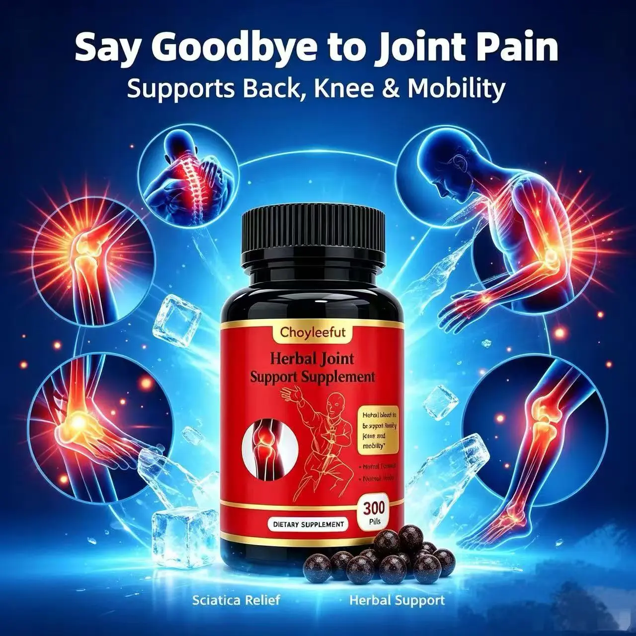 Sciatic nerve pain relief,Neuropathy support,,Nerve health supplementKidney Vitality,Joint support supplement | ChoyLeeFut