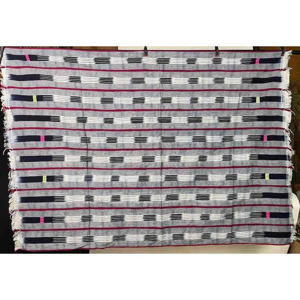 Baule African Cloth Textile "Wrapper" | 60 x 42"
