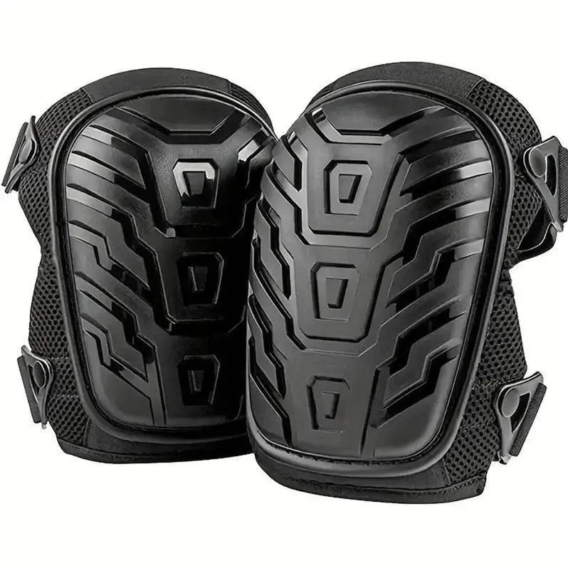 Heavy-Duty Double-Strap Knee Pads for Construction, Gardening - Sports & Outdoor Camping Hiking Hammock Accessory