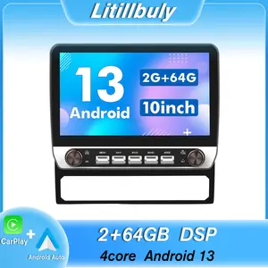 Car Stereo for Toyota Tacoma 2005-2015 touch screen has Android Auto Wireless Carplay, Bluetooth WIFI supports GPS navigation