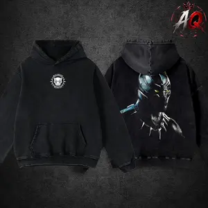 Shadow Panther Warrior Premium Cotton T-Shirt, Tribal Hero Mask Graphic Tee, Comic Inspired King Shirt, Dark Streetwear Superhero T-Shirt, Gift For Hero Fans