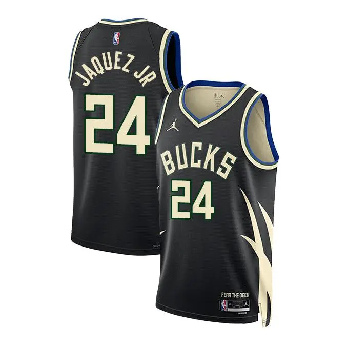 Jordan 2022 Statement Edition Jaime Jaquez Jr Milwaukee Bucks Swingman Jersey