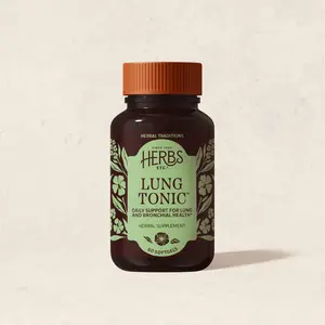 Herbs Etc. Lung Tonic - Herbal Supplement for Bronchial Support with Mullein Horehound & Grindelia - 60 Softgels