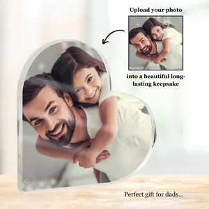 Custom Photo Gift | Acrylic Picture Heart-Shaped Frame