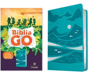 Biblia Go Para Niños Ntv (Sentipiel, Verde Azulado): Una Biblia Para Niños Que Transforma -- Tyndale - Bible