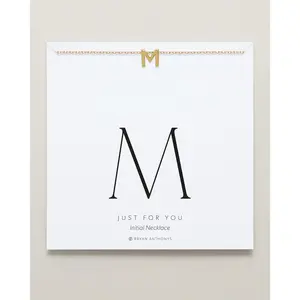 Just For You Initial Necklace — M