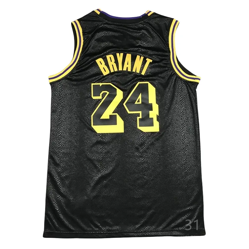Kobe Bryant Men's Sleeveless stitched Basketball Jersey Black
