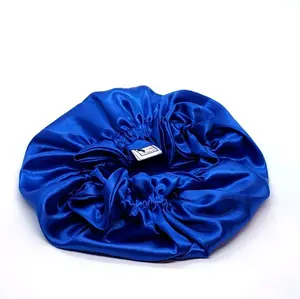 Double Layer Adult Satin Bonnet, Soft and Breathable Hair Care Bonnet, Adjustable Night Sleeping Cap, Heatless Styling Tool for Women Haircare Hair Smoother