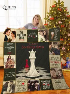 The Twilight Saga 2 Fleece Blankets & Quilt Blankets - The Perfect Warm Gift for Everyone - Bring Comfort and Joy to Your Loved Ones - A Thoughtful Present for Friends, Family, and Partners