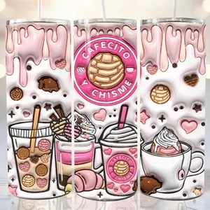 20 oz cafecito y chisme Tumbler