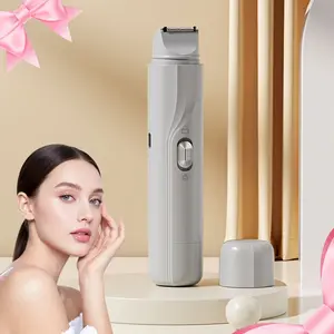 New women's electric hair removal device with dual head shaver for both men and women's private hair trimmer, suitable for holiday gift giving