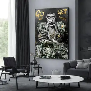 Classic Movie Scarface Vintage Posters[UnFramed](Note: Frame shown for display only)