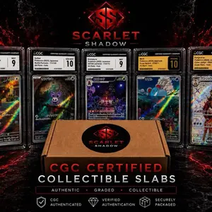 Scarlet Shadow CGC Certified Collectible Slabs Japanese Trading Card Sealed Trading Card Set Booster Box