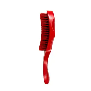 JIGGSAWMILLIONS Medium Wave Brush, Red Tribal Wave Brush Custom Grip, Bristle Hair Brush For Men and Women