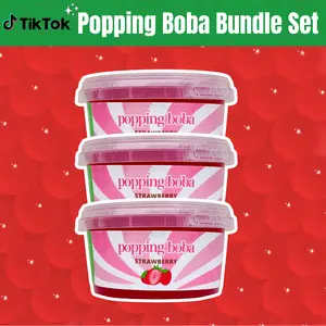 JUICII Popping Boba Pearls - 1lb/7lbs Perfect for Bubble Tea, Frozen Yogurt, Boba, Matcha, Beverage Drinks, Ice Cream Toppings