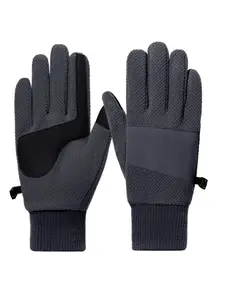 Winter Warm Gloves for Men, Outdoor Cycling, Windproof Waterproof Couple Gloves, Fleece Lined Non-Slip Touchscreen Gloves, Christmas Gift