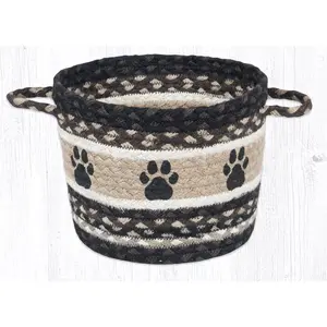 Capitol Importing  13 x 9 in. UBP-313 Paw Prints Printed Utility Basket