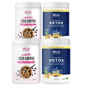 Bella All Natural Piña Powder and Probiotics Iced Coffee Duo