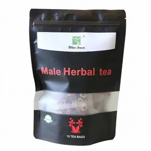 WinsTown Male-Focused Herbal Fruit Tea, Natural Ingredients, 10 Tea Bags for Beverage Infusion, 24-Month Shelf Life