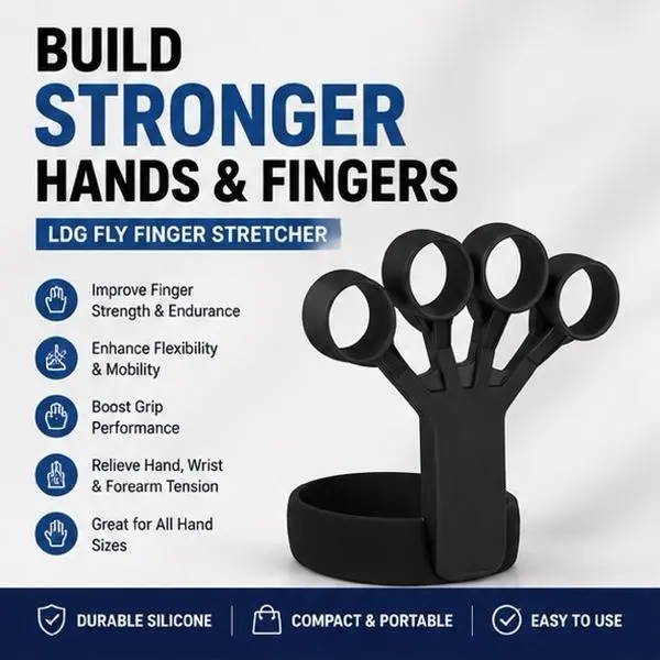 Silicone Grip Device Finger Exercise Stretcher Arthritis Hand Grip Trainer Strengthen Rehabilitation Training To Relieve Pain Hand Exerciser Home Fitness Tool